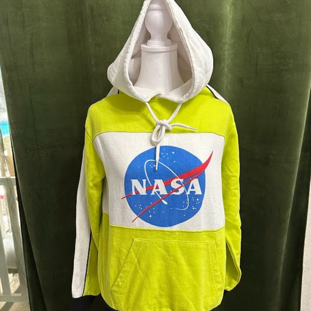 NASA Sweater For Adults Yellow Hoodi Size: XS